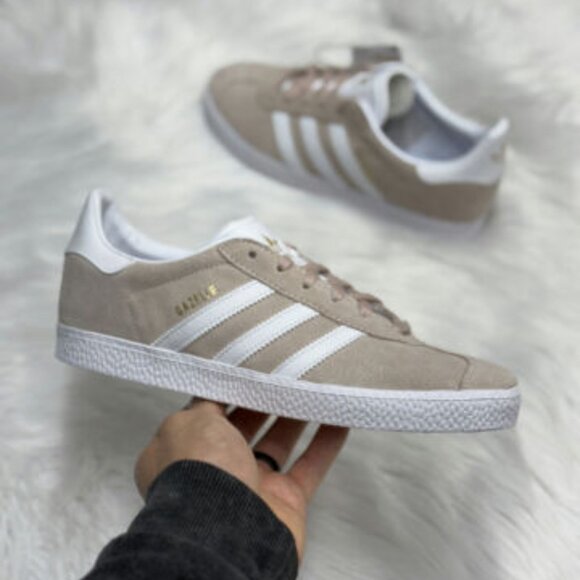 Adidas Gazelle J Low GS Sportswear Shoes Tan H01512 NEW Multi Sz